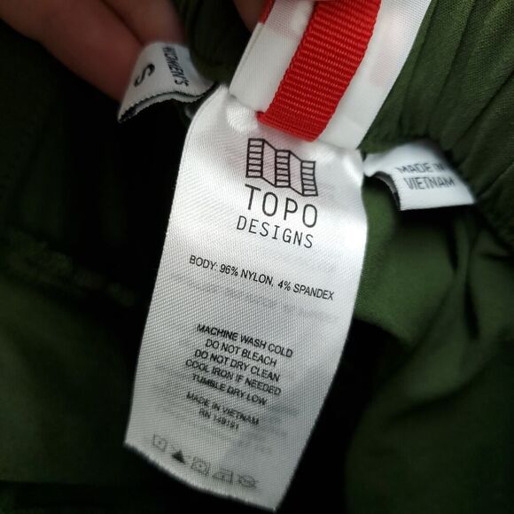 Topo Designs Green Women's Shorts - Picture 11 of 13